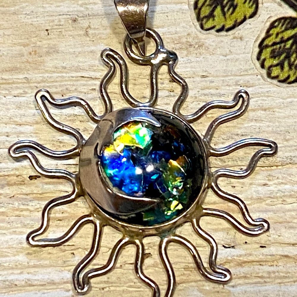 Sun & Moon Silver .925 Pendant